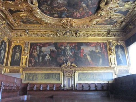 Venice Doges Palace Sala Del Senato Senate Chamber Painting By