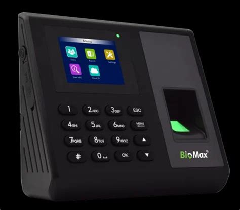 Biomax N Bm30w Pro Fingerprint Time Attendance System Biometric Card