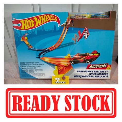 Jual Hot Wheels Drop Down Challenge Track Set Shopee Indonesia