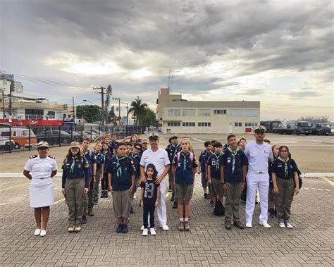 Delegacia Da Capitania Dos Portos Em Itajaí Recebe Visita De Escoteiros