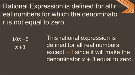 Rational algebraic expressions | PPT