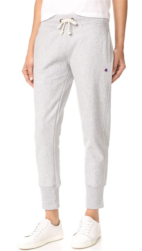 Lyst - Champion Sweatpants in Gray