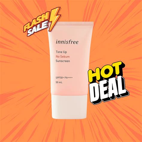 Jual Innisfree Tone Up No Sebum Sunscreen Spf Pa Ml Shopee