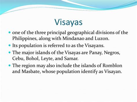 PPT - Visayas Region PowerPoint Presentation, free download - ID:4091155