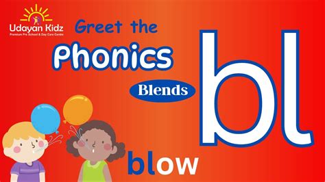 Greet The Phonics Bl Blends Bl Blends Sound Practice Letter Blend