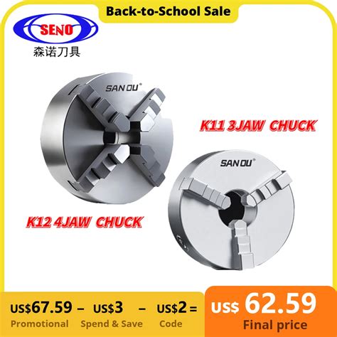 Seno K K Mm Three Jaw Manual Lathe Chuck With Turning Machine