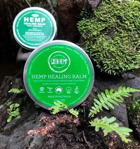 Natural Hemp Healing Balm By Green Hemp Australia 100ml True Hemp Culture