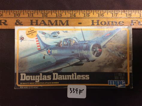 Lot - MPC Douglas Dauntless Model Airplane