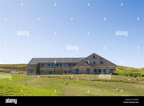 The new Fair Isle Bird Observatory building, opened in 2010. Fair Isle ...