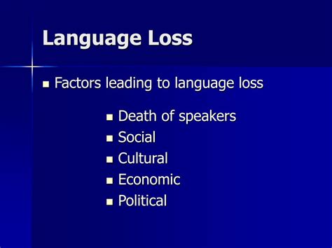 language maintenance powerpoint    id