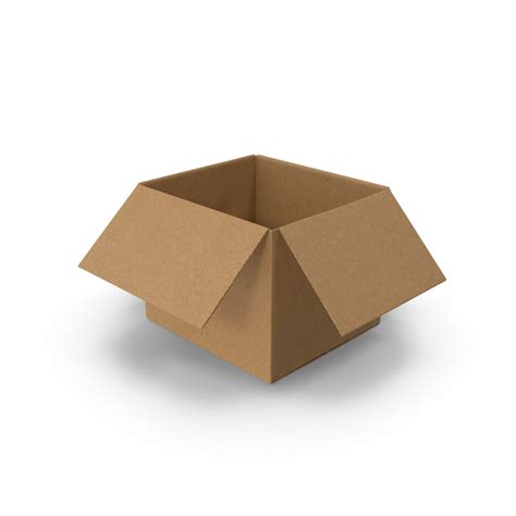 Open Cardboard Box Png