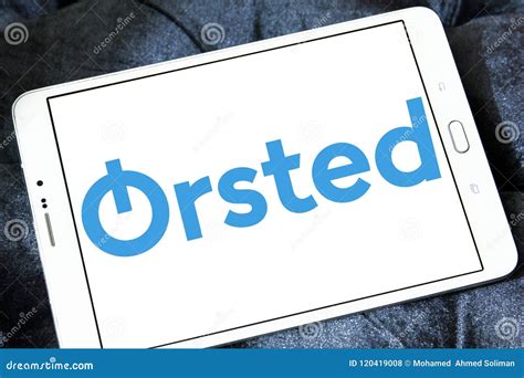 Orsted Energy company logo editorial stock photo. Image of logotype ...