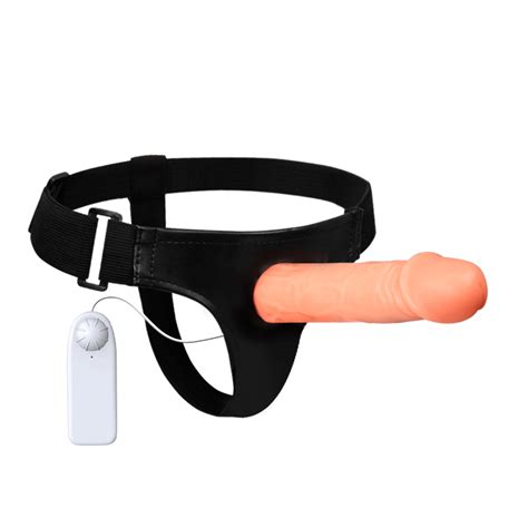 Arnés hueco con Vibrador Realista 18 cm PopLife Sex Shop Ecuador