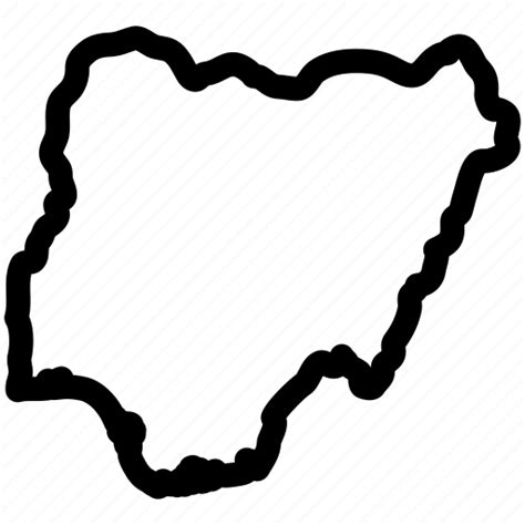 Nigeria Nigeria Icon Nigeria Map Nigeria Nation Icon