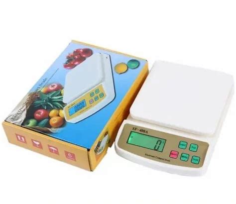 Kitchen Digital Scale With Tare Function With Adaptor SF 400A 1g 10