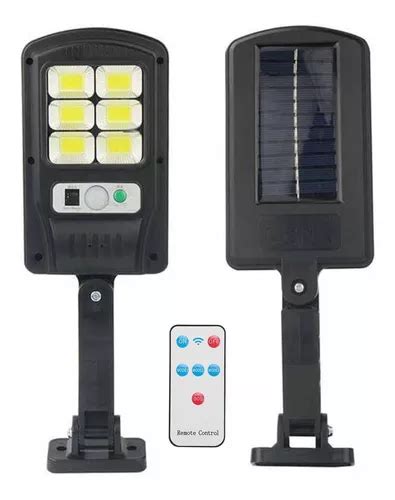 X Mini Lumin Ria Solar Parede Refletor Poste Cob Sensor