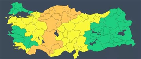 Meteoroloji den kar uyarısı 49 kente sarı ve turuncu kodlu uyarı