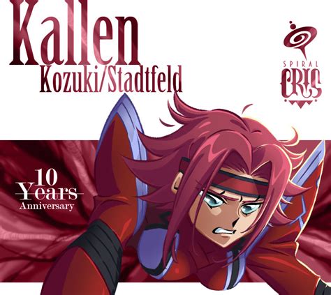 Kallen 10th Geass Anniversary By Spiralcris On Deviantart