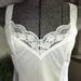 1980s Camisole White Slip Top Lace Straps Olga Size Small Vintage Lingerie Cami Etsy