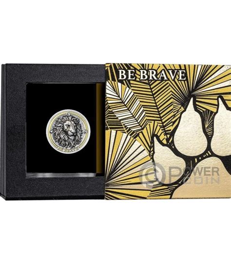 Be Brave 1 Oz Silver Coin 1000 Francs Cameroon 2024