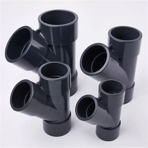 Standard Plastic Upvc Degree Equal Water Drainage Pipe Fitting