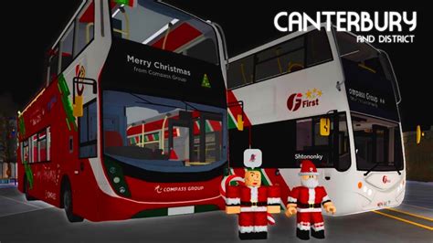 Canterbury District Bus Simulator NEW Christmas Busses Look