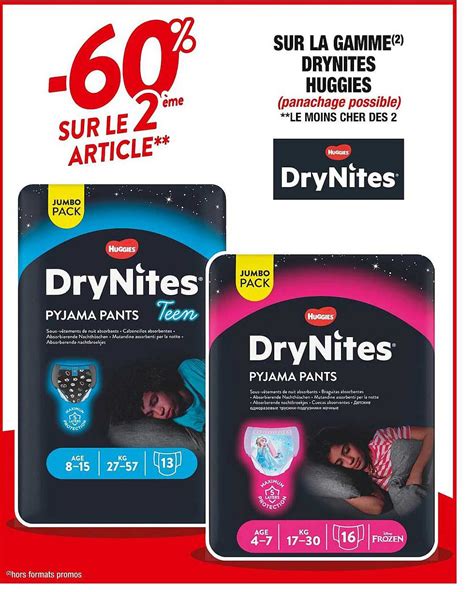 Offre La Gamme Drynites Huggies Chez Cora