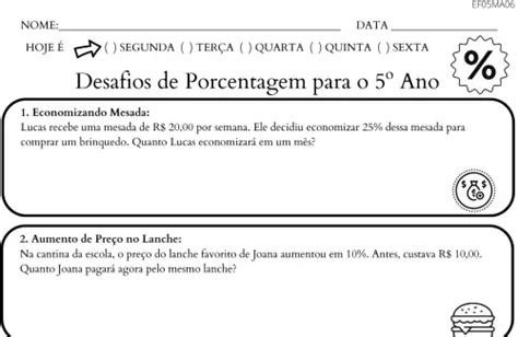 5º Ano Atividades para Baixar e Imprimir