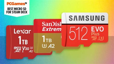 Best MicroSD Card For Steam Deck 2024