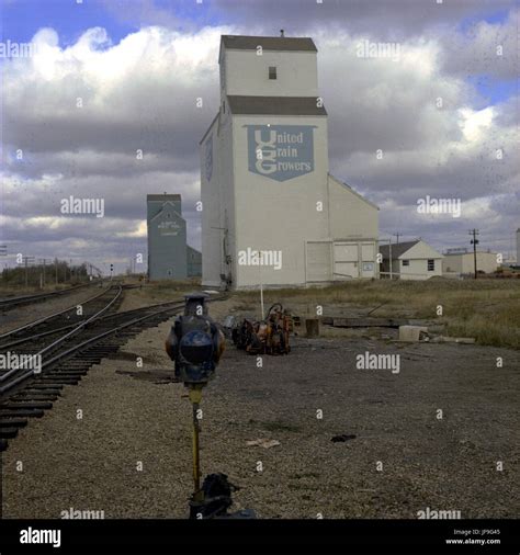 United Grain Growers And Alberta Wheat Pool Grain Elevators In