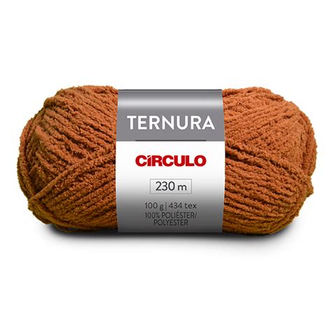 Fio Linha Lã Ternura Círculo 100g 4054 MARROM