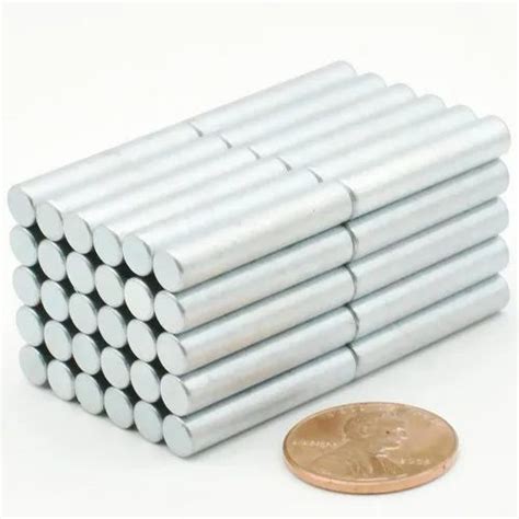 Magneticks 5x25MM NdFeB Cylinder Shaped Magnet Size 5mm X 25mm N38