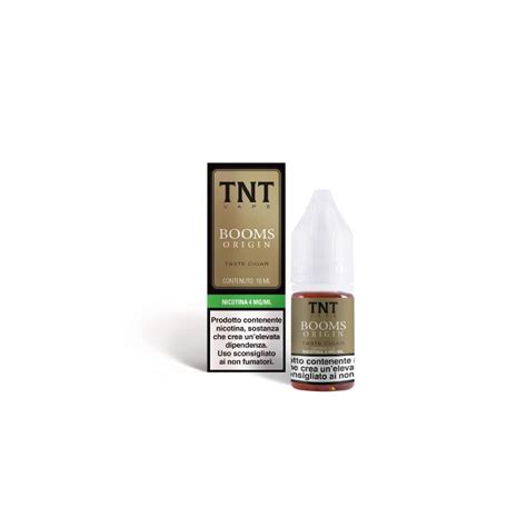 Liquido Pronto Booms Origin Tnt Vape