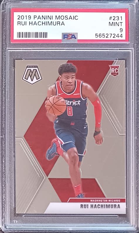 Psa Panini Mosaic Basketball Rui Hachimura Rc Nba