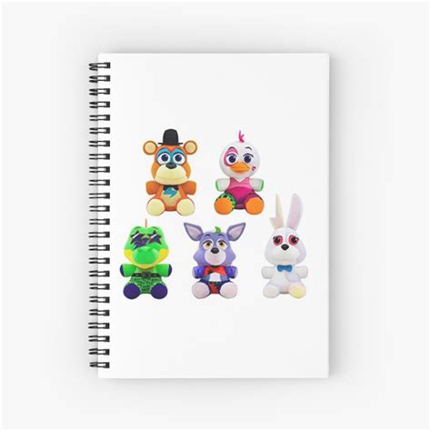 Cuaderno De Espiral Five Nights At Freddy Fnaf Security Breach Plush