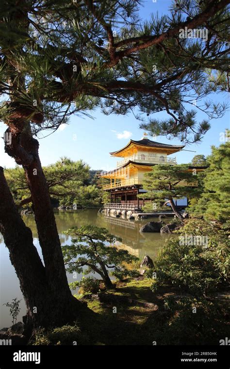 The Golden Pavilion Kyotojapan Stock Photo Alamy