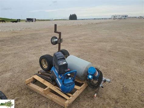 Campbell Hausfeld Air Compressor And Air Tank Pallet Michener Allen