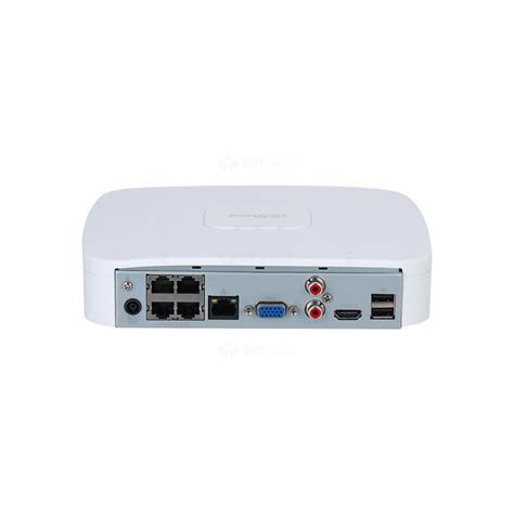 NVR Dahua NVR2104 P S3 4 Canale 12 MP 80 Mbps 4 PoE Functii Smart