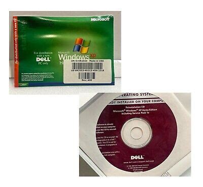 GENUINE DELL OEM Windows XP Home SP1 Reinstallation CD Microsoft 2002