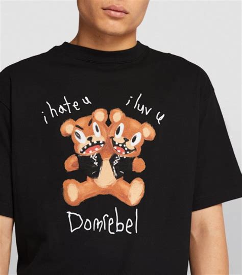 Mens Domrebel Black Bear Print T Shirt Harrods Uk