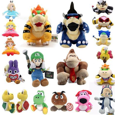 Jual Boneka Super Mario Bros Cm Boneka Mario Luigi Bowser Koopa