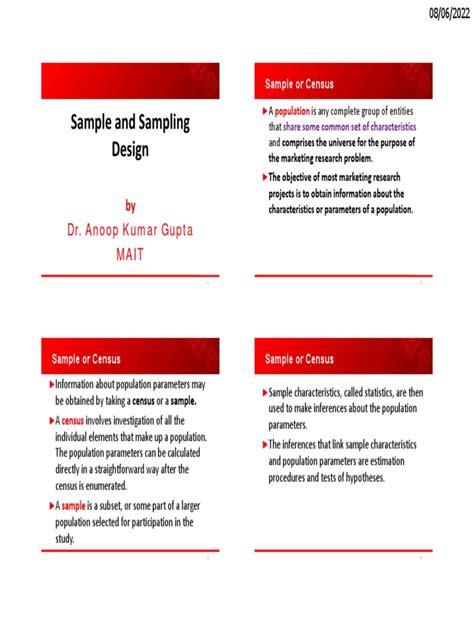 2 Sample and Sampling Design | PDF