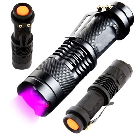 MOCNA LATARKA UV DO BURSZTYNÓW KLIMY LED 395nm 21102 12645690270