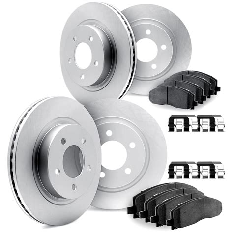 Dynamic Friction Company Front And Rear Brake Geospec Rotors With