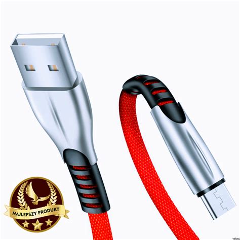 Podświetlany kabel magnetyczny LED 3w1 USB micro iPhone USB typ C