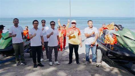 Tim Yustisi Pantau Penerapan Prokes Di Obyek Wisata Pantai Sanur