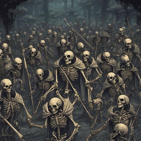 Army of skeletons by Sin-1 on DeviantArt