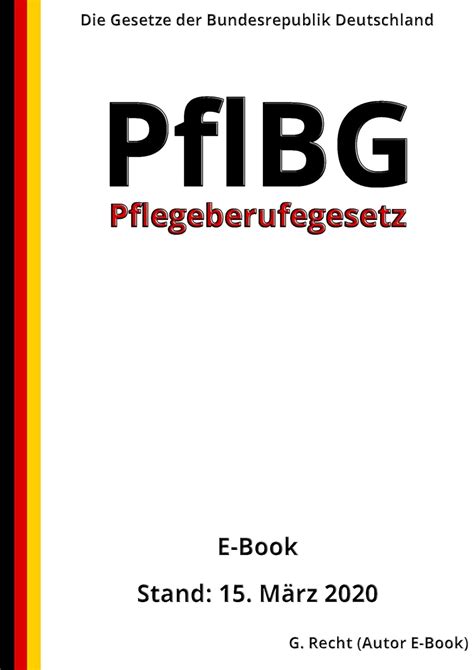 Pflegeberufegesetz Pflbg Auflage Ebook Recht G Amazon