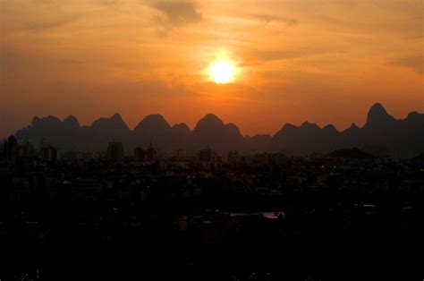 #Guilin #sunset #studycli | Sunset, Guilin, Celestial