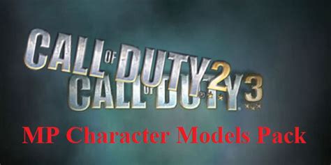 Call of Duty 3 & World At War Character Pack - MP file - ModDB